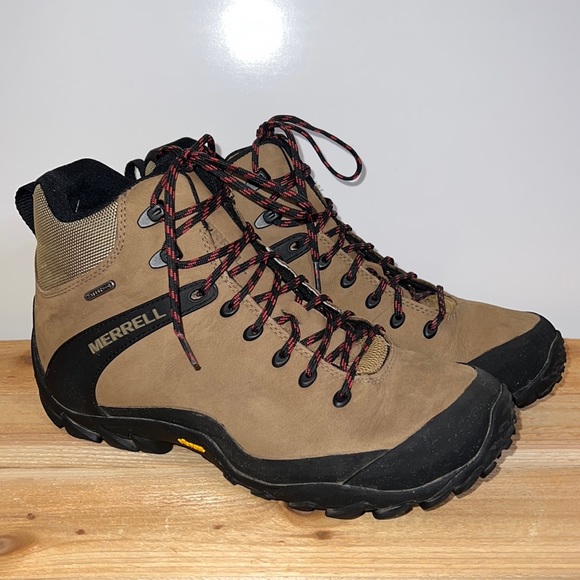 Merrell Shoes Merrill Mens Chameleon 8 Leather Mi Waterproof Hiking